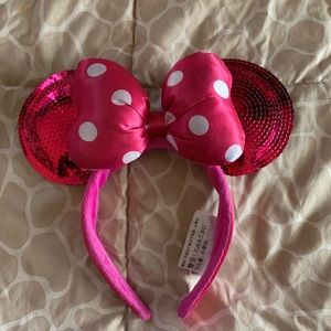 Pink Minnie ears